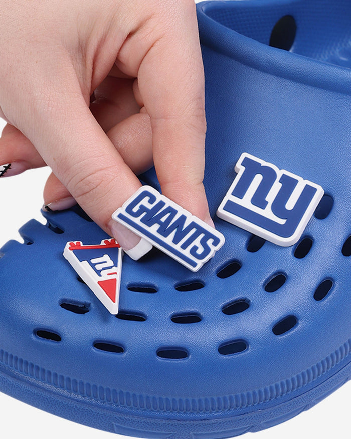 New York Giants 6 Pack Team Clog Charms FOCO - FOCO.com