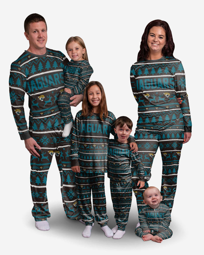 Jacksonville Jaguars Womens Family Holiday Pajamas FOCO - FOCO.com