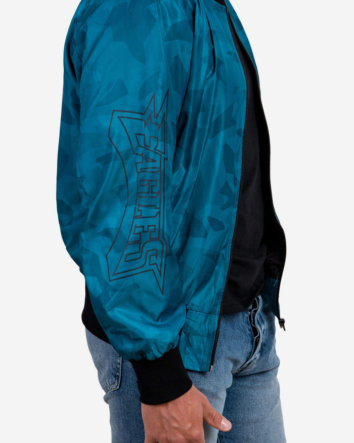 Philadelphia Eagles Camo Bomber Jacket FOCO - FOCO.com