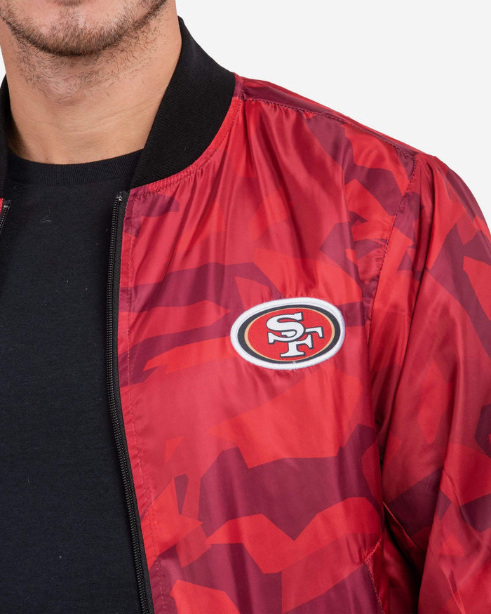 San Francisco 49ers Camo Bomber Jacket FOCO - FOCO.com