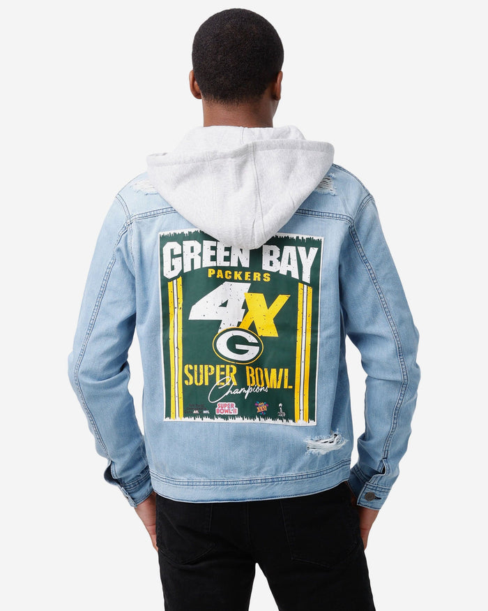 Green Bay Packers Denim Days Jacket FOCO - FOCO.com