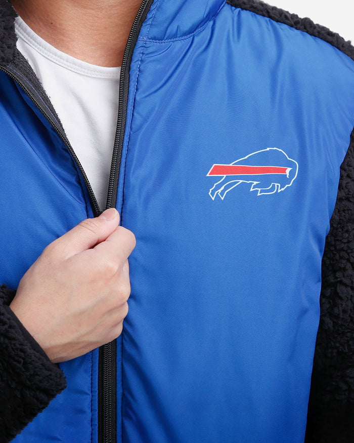 Buffalo Bills Sherpa Soft Zip Up Jacket FOCO - FOCO.com