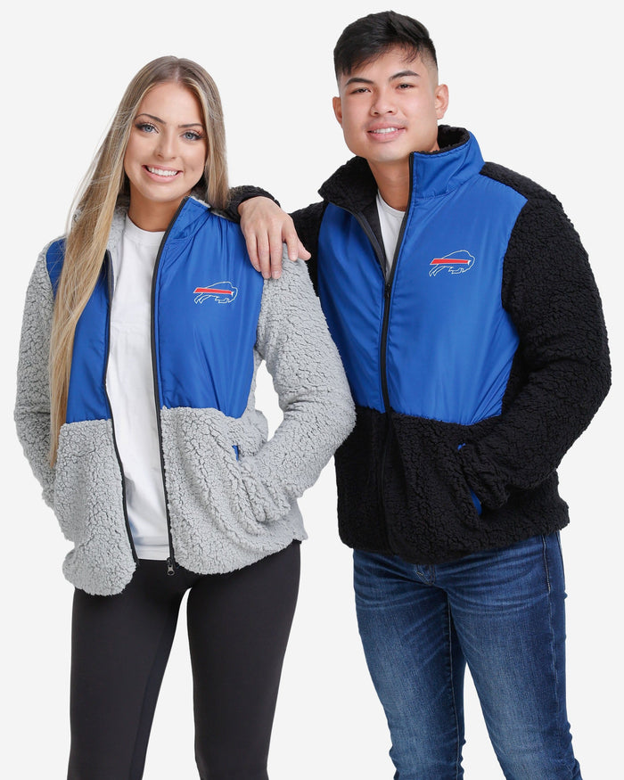 Buffalo Bills Sherpa Soft Zip Up Jacket FOCO - FOCO.com