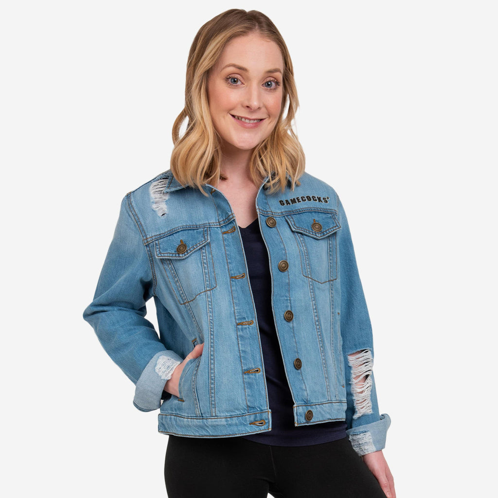 South Carolina Gamecocks Womens Denim Days Jacket FOCO S - FOCO.com