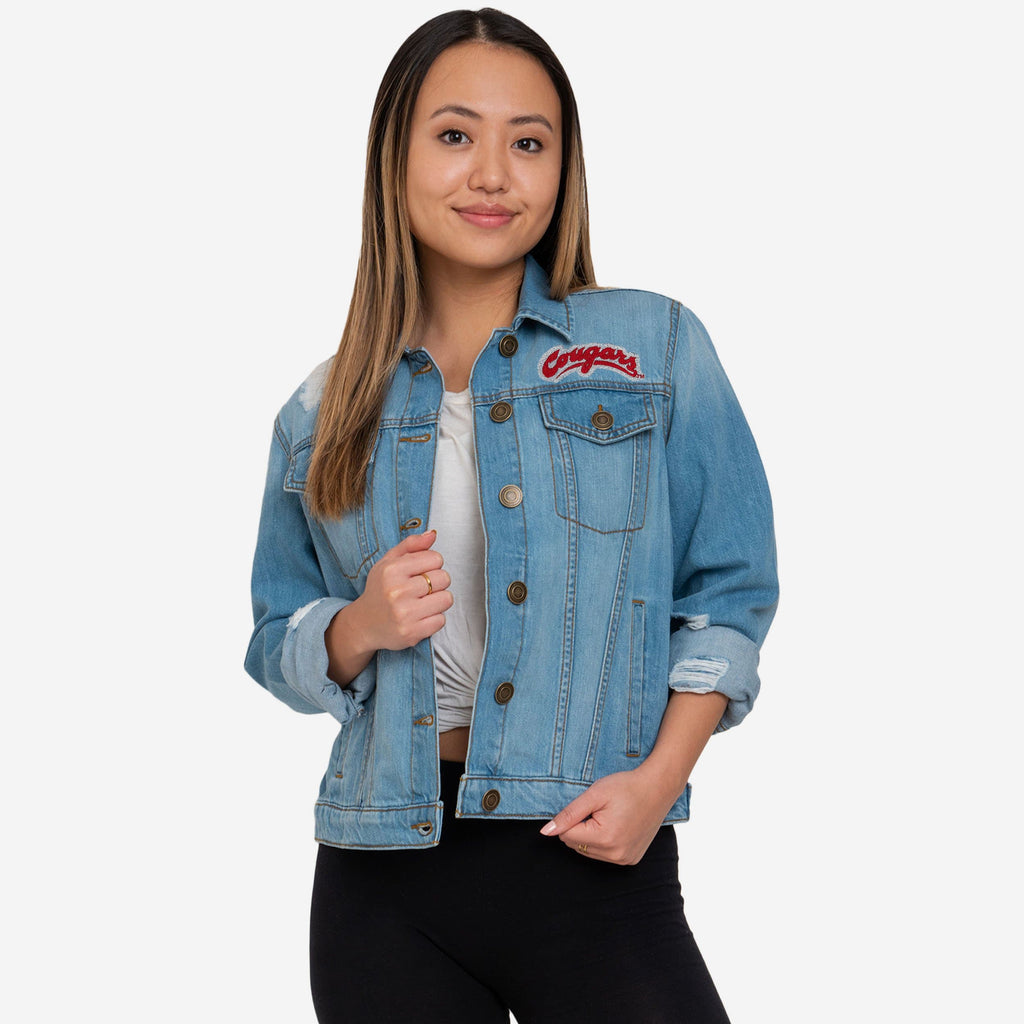 Washington State Cougars Womens Denim Days Jacket FOCO S - FOCO.com