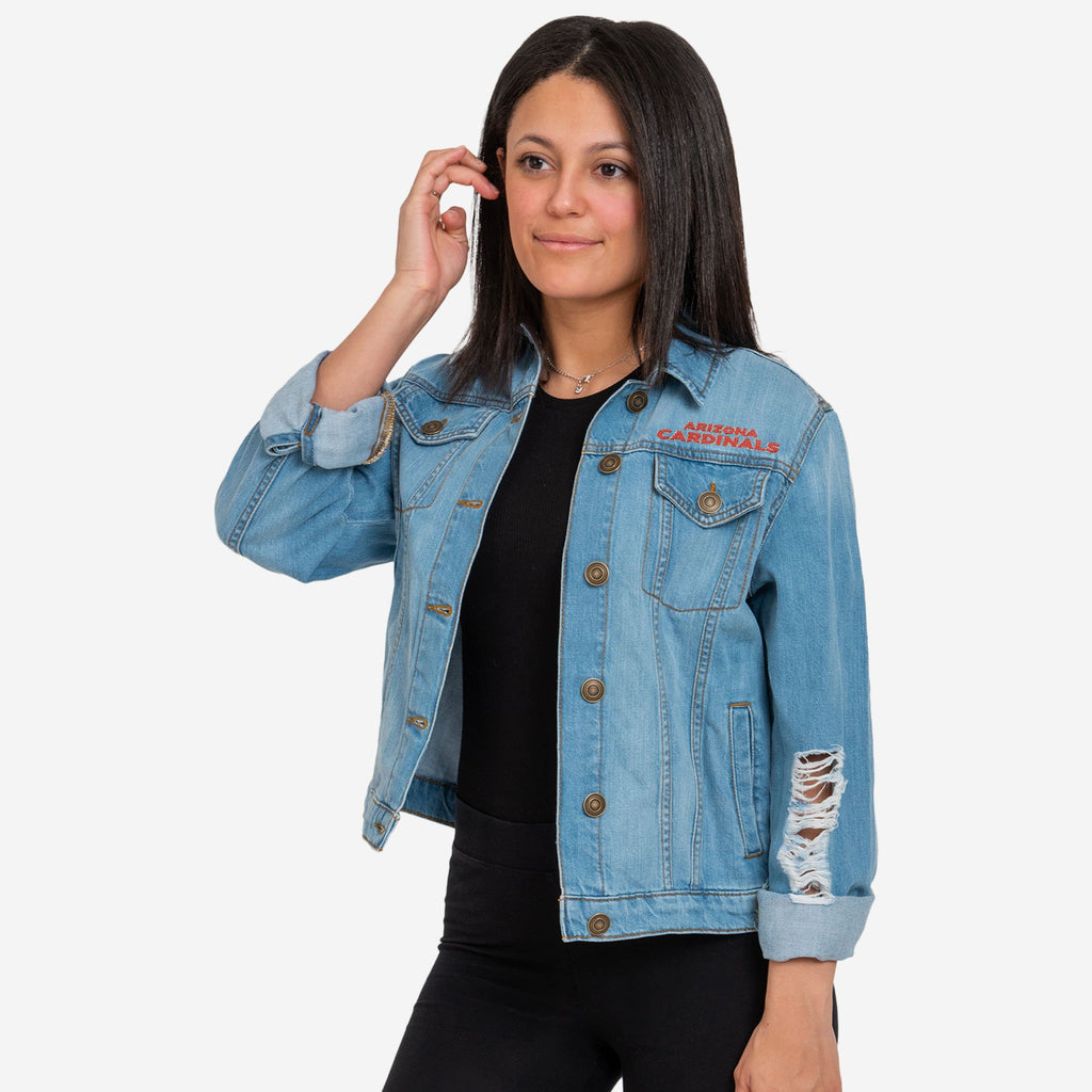 Arizona Cardinals Womens Denim Days Jacket FOCO S - FOCO.com