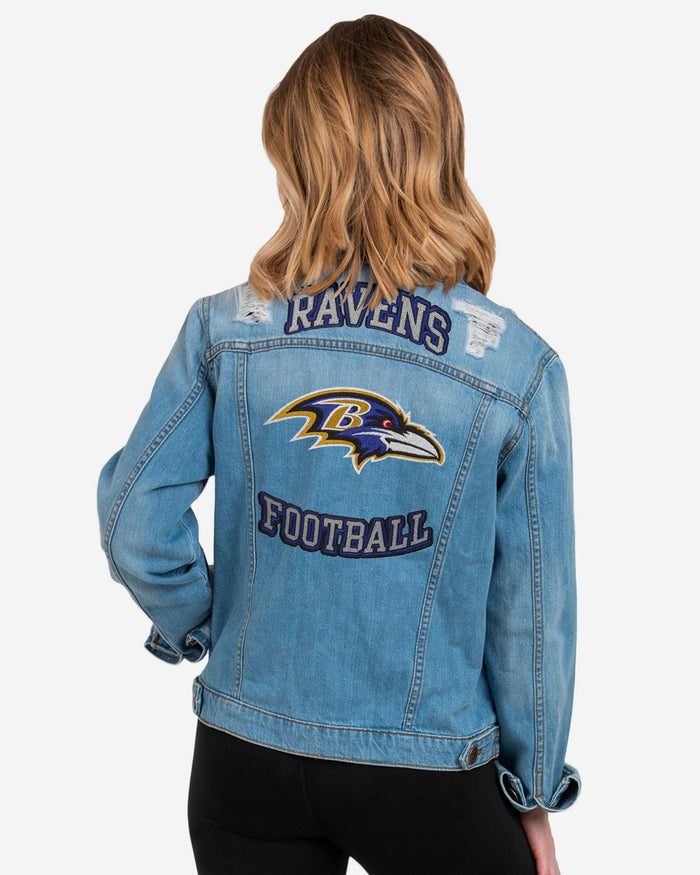 Baltimore Ravens Womens Denim Days Jacket FOCO - FOCO.com