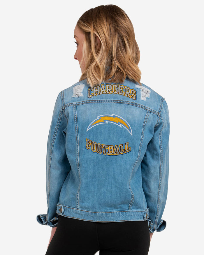 Los Angeles Chargers Womens Denim Days Jacket FOCO - FOCO.com