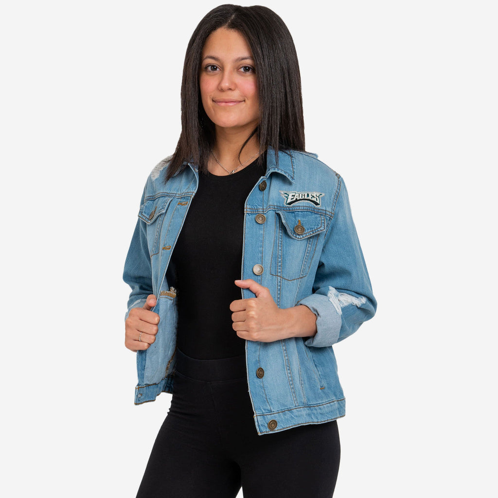 Philadelphia Eagles Womens Denim Days Jacket FOCO S - FOCO.com