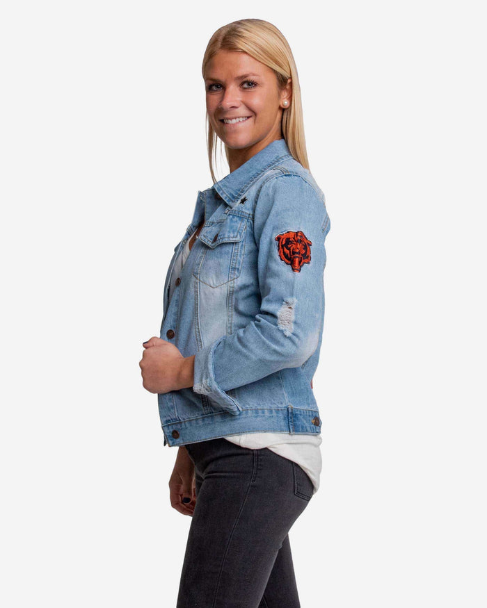 Chicago Bears Womens Denim Jacket FOCO - FOCO.com