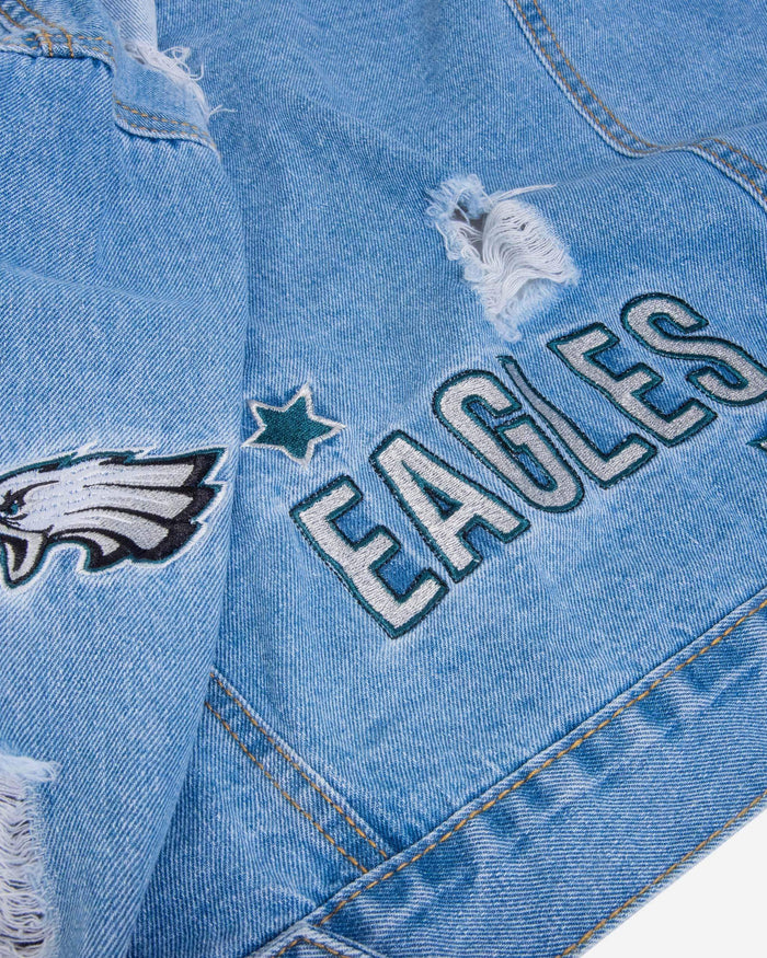 Philadelphia Eagles Womens Denim Jacket FOCO - FOCO.com