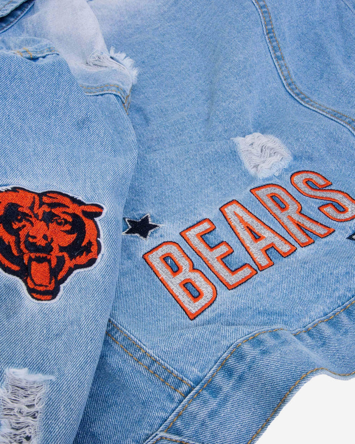 Chicago Bears Womens Denim Jacket FOCO - FOCO.com