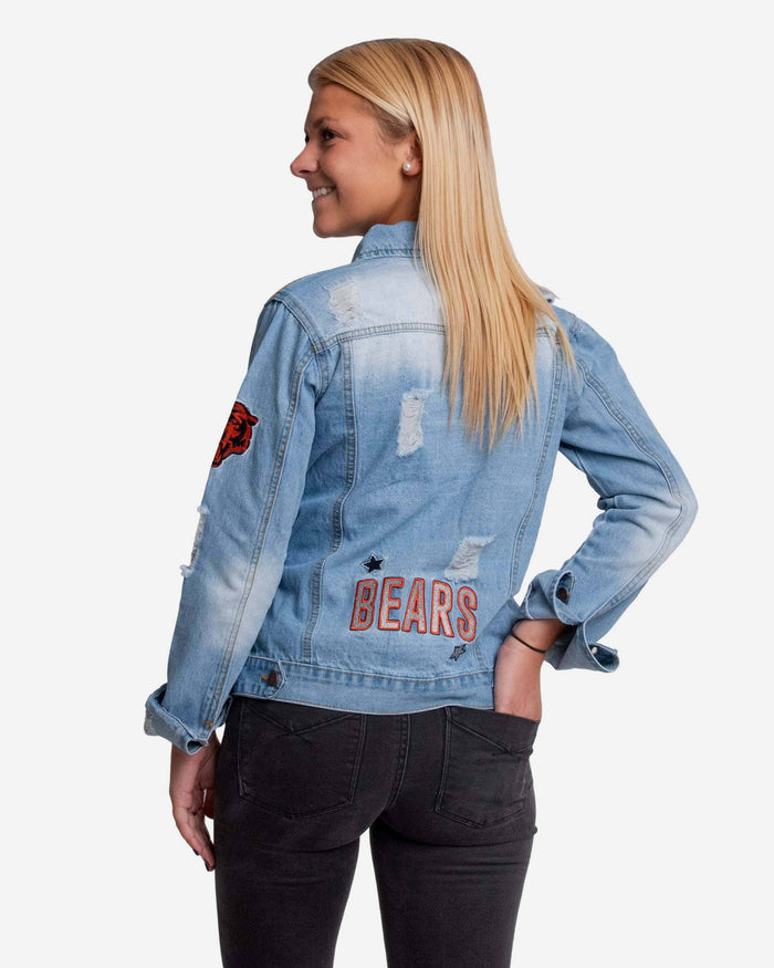 Chicago Bears Womens Denim Jacket FOCO - FOCO.com