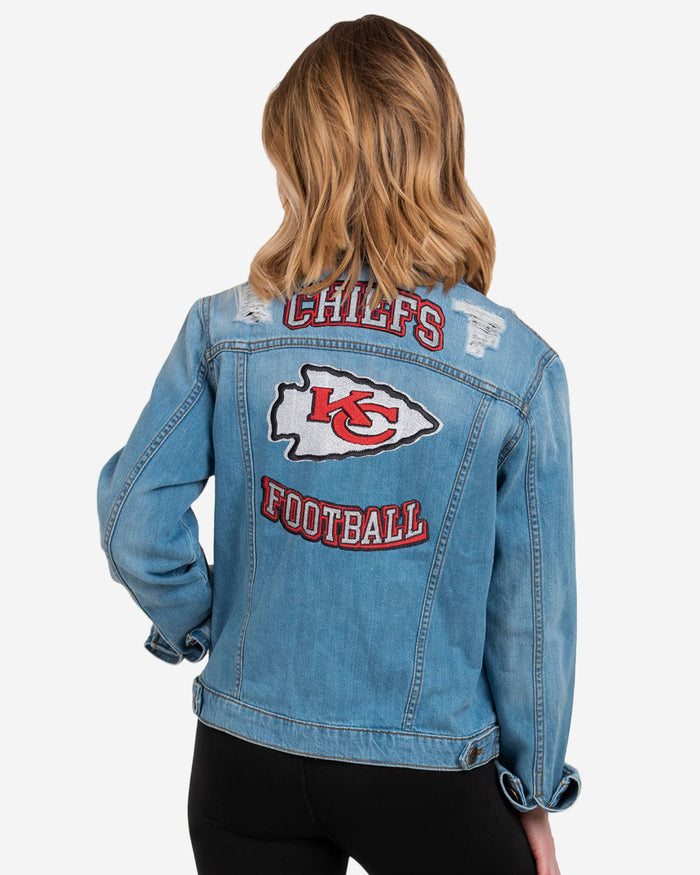 Kansas City Chiefs Womens Denim Days Jacket FOCO - FOCO.com