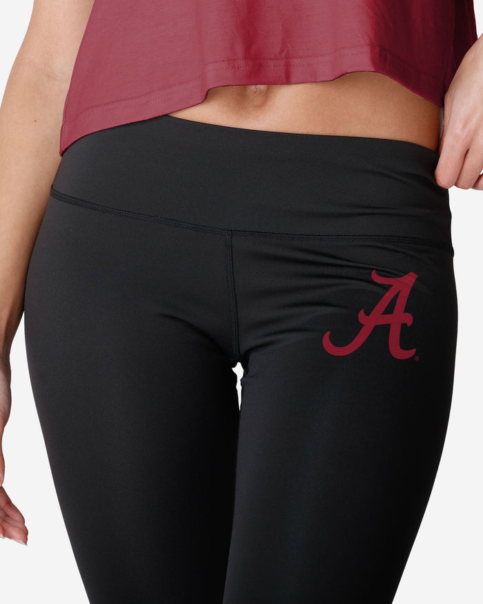 Alabama Crimson Tide Womens Calf Logo Black Legging FOCO - FOCO.com