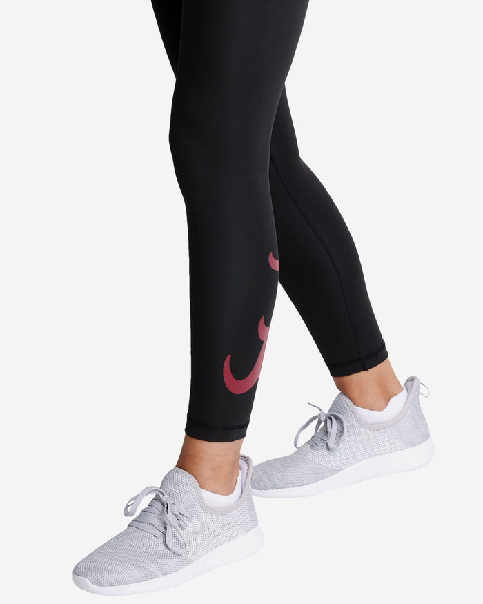 Alabama Crimson Tide Womens Calf Logo Black Legging FOCO - FOCO.com