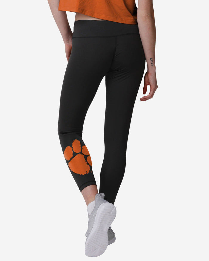 Clemson Tigers Womens Calf Logo Black Legging FOCO - FOCO.com