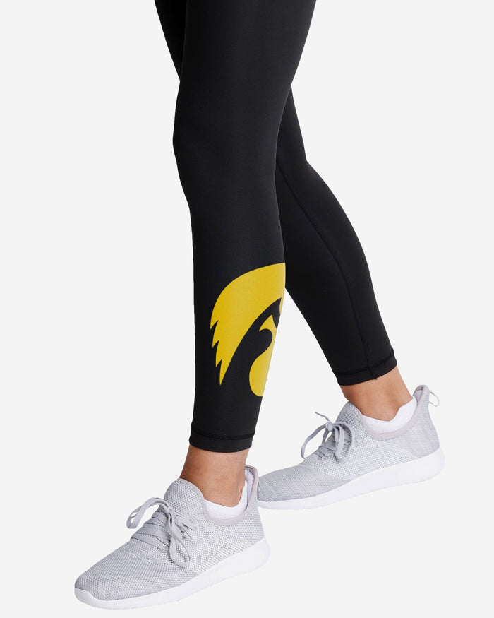 Iowa Hawkeyes Womens Calf Logo Black Legging FOCO - FOCO.com