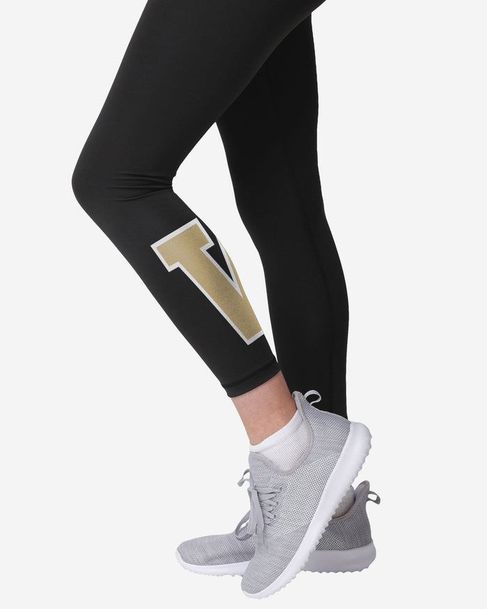 Washington Huskies Womens Calf Logo Black Legging FOCO - FOCO.com