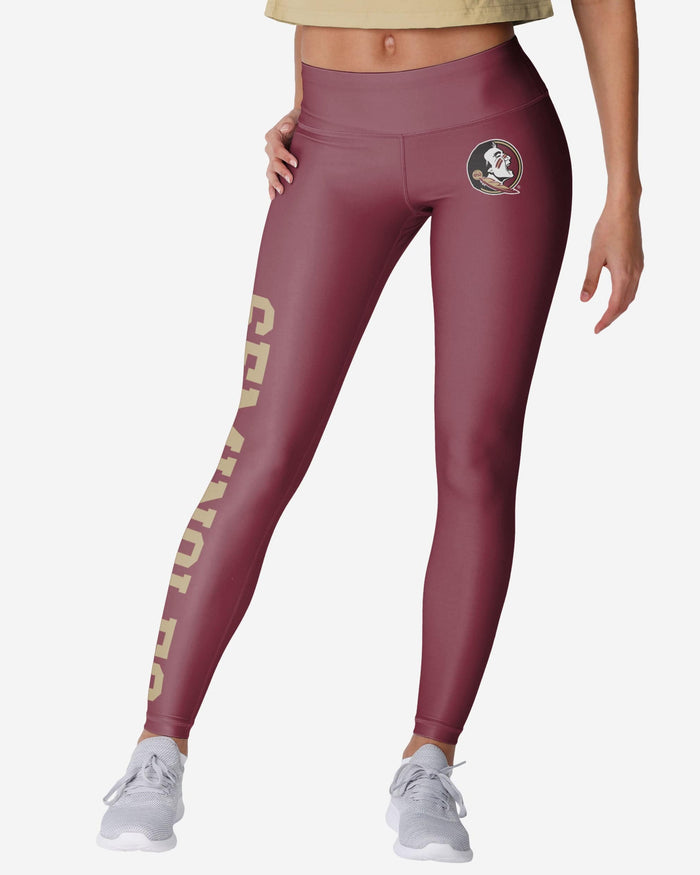 Florida State Seminoles Womens Solid Big Wordmark Legging FOCO S - FOCO.com