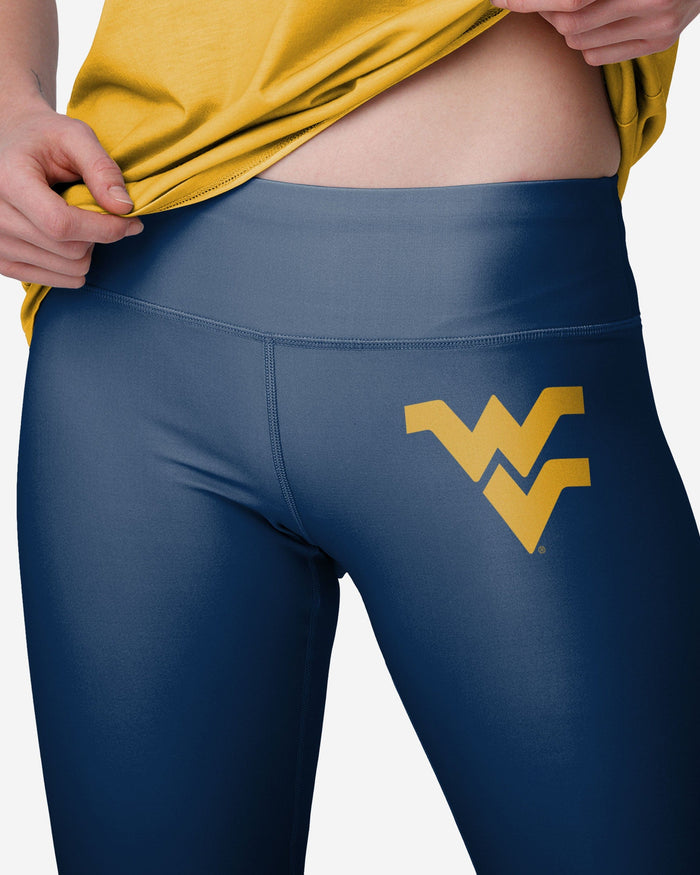 West Virginia Mountaineers Womens Solid Big Wordmark Legging FOCO - FOCO.com