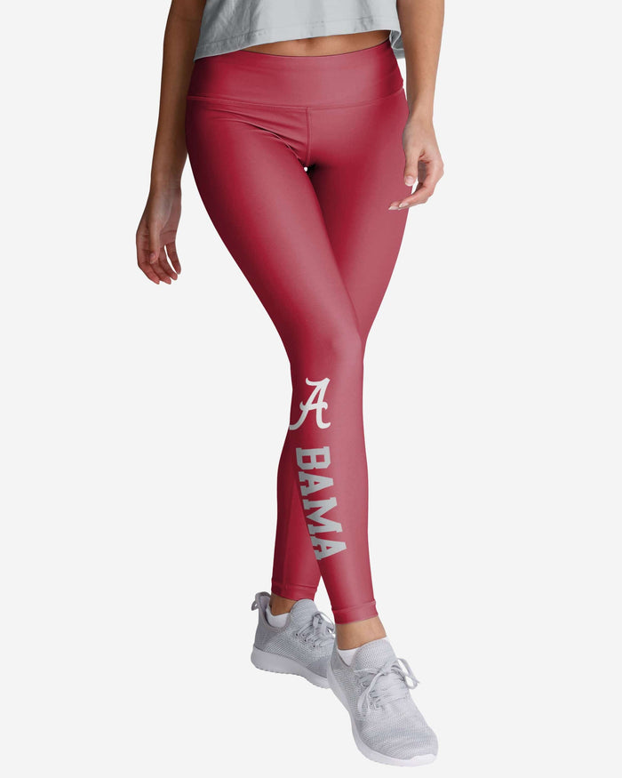 Alabama Crimson Tide Womens Solid Wordmark Legging FOCO S - FOCO.com