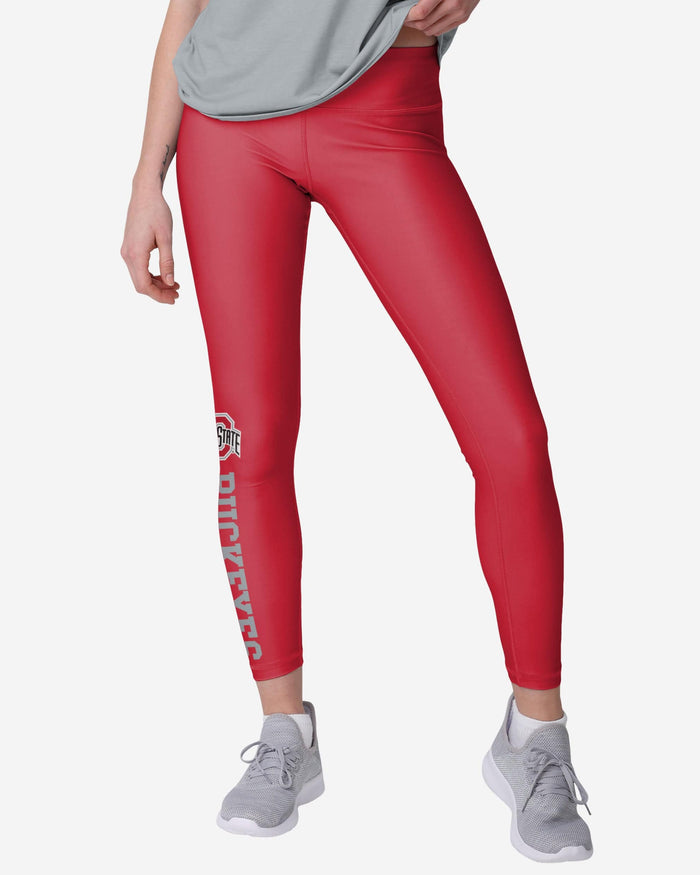 Ohio State Buckeyes Womens Solid Wordmark Legging FOCO S - FOCO.com