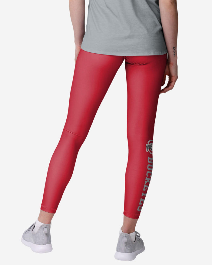 Ohio State Buckeyes Womens Solid Wordmark Legging FOCO - FOCO.com