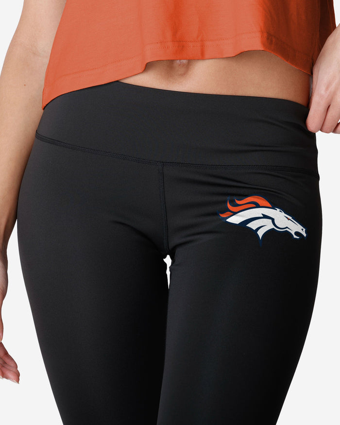 Denver Broncos Womens Calf Logo Black Legging FOCO - FOCO.com