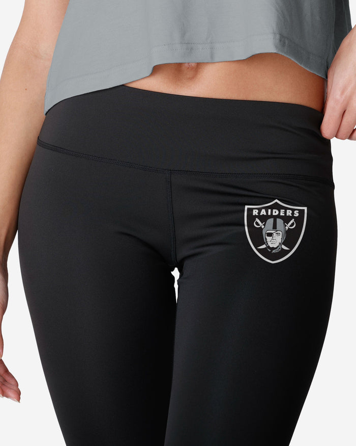 Las Vegas Raiders Womens Calf Logo Black Legging FOCO - FOCO.com