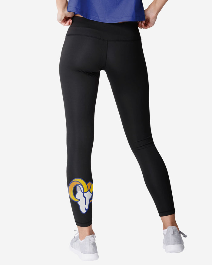 Los Angeles Rams Womens Calf Logo Black Legging FOCO - FOCO.com