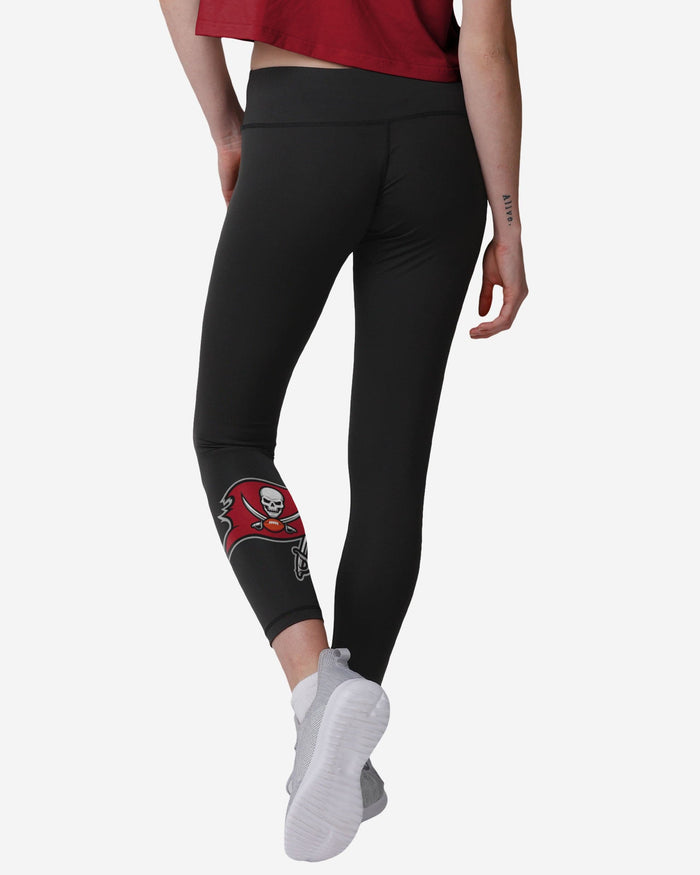 Tampa Bay Buccaneers Womens Calf Logo Black Legging FOCO - FOCO.com