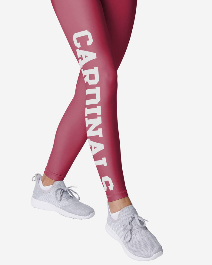 Arizona Cardinals Womens Solid Big Wordmark Legging FOCO - FOCO.com