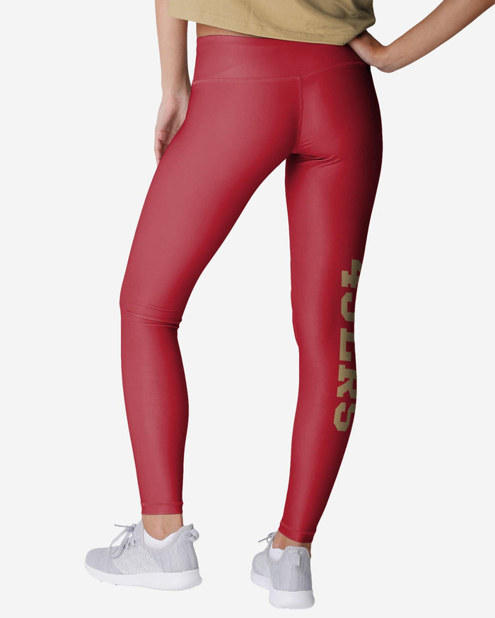 San Francisco 49ers Womens Solid Big Wordmark Legging FOCO - FOCO.com