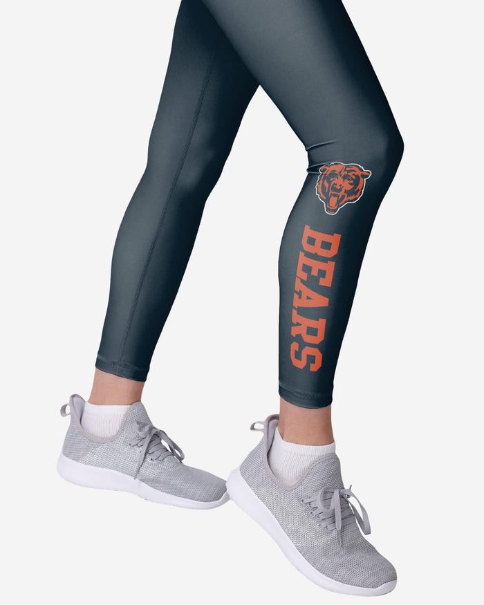 Chicago Bears Womens Solid Wordmark Legging FOCO - FOCO.com