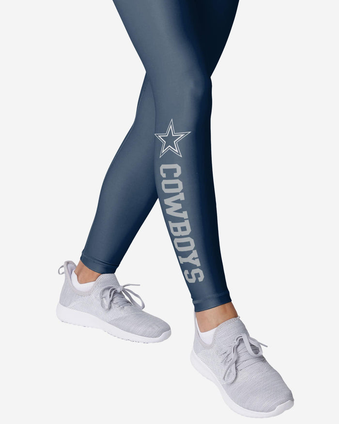 Dallas Cowboys Womens Solid Wordmark Legging FOCO - FOCO.com