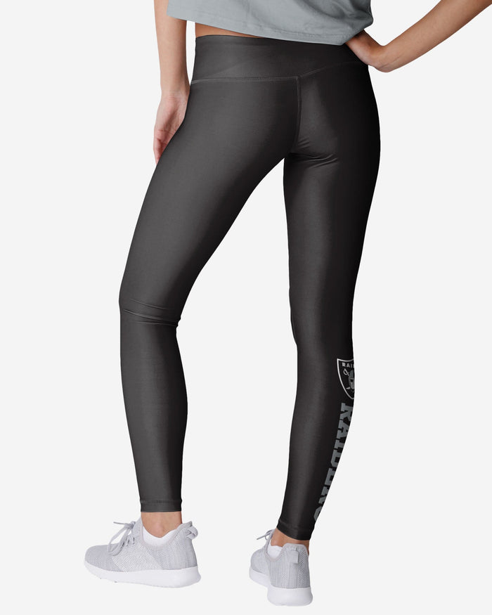 Las Vegas Raiders Womens Solid Wordmark Legging FOCO - FOCO.com