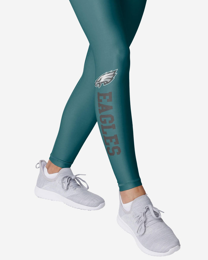 Philadelphia Eagles Womens Solid Wordmark Legging FOCO - FOCO.com