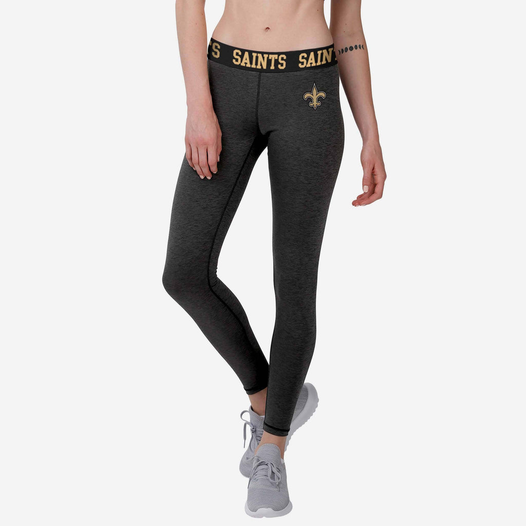 New Orleans Saints Womens Team Color Static Legging FOCO S - FOCO.com