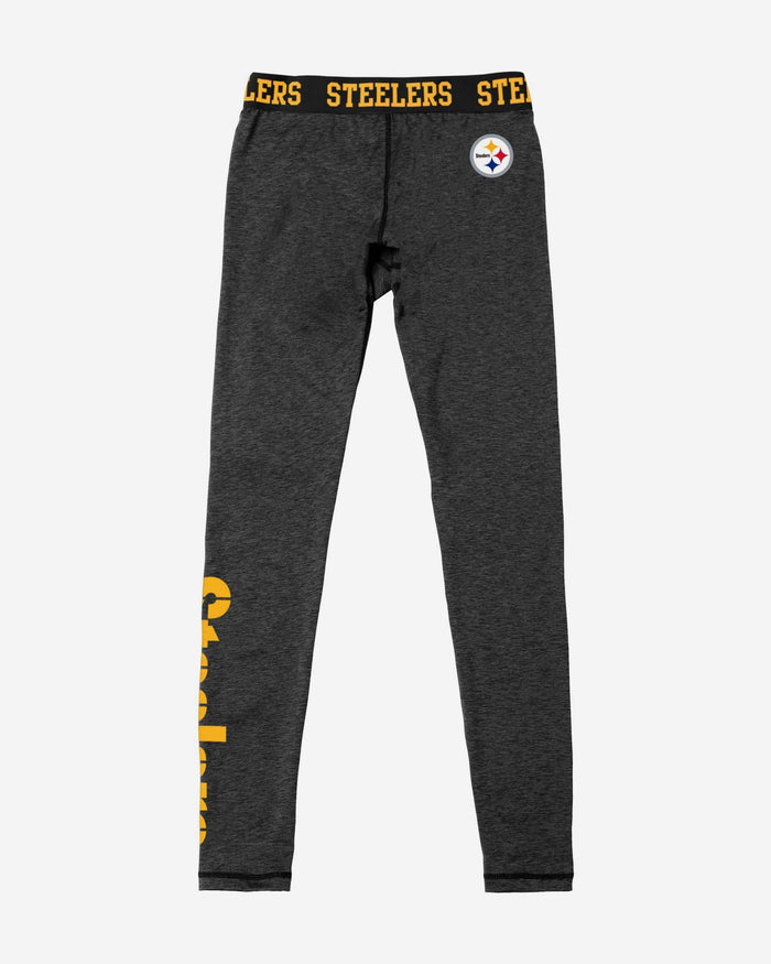 Pittsburgh Steelers Womens Team Color Static Legging FOCO - FOCO.com