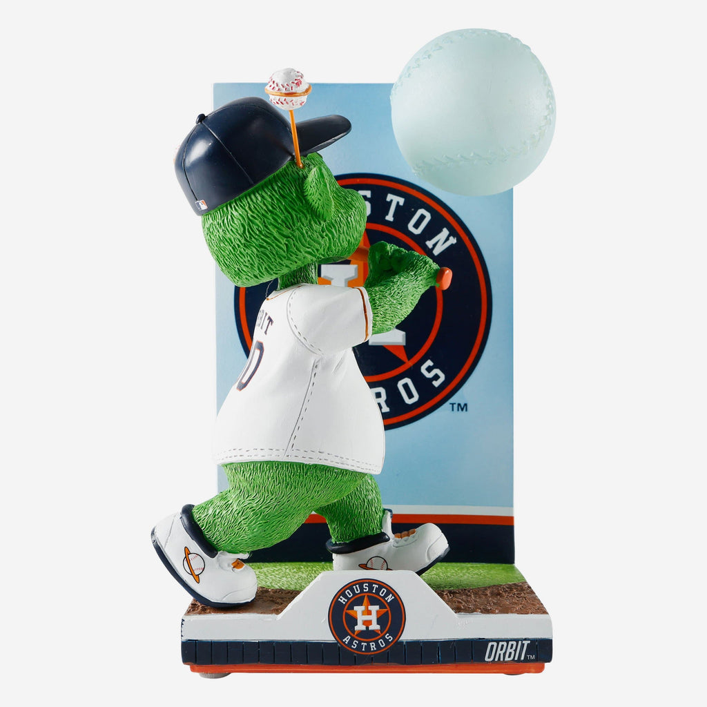 Orbit Houston Astros Mascot Action Pose Light Up Ball Bobblehead FOCO - FOCO.com