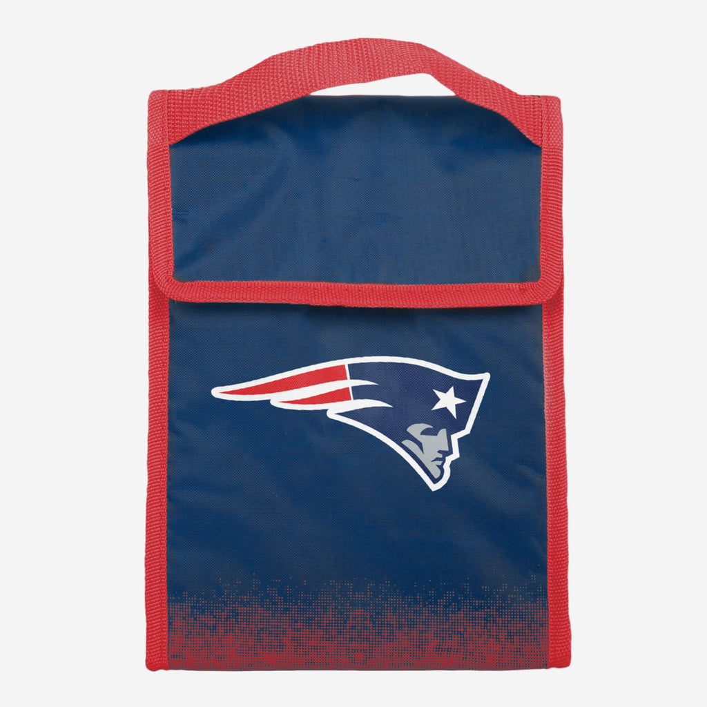 New England Patriots Gradient Velcro Lunch Bag FOCO - FOCO.com