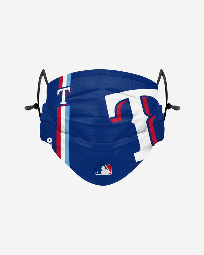 Texas Rangers On-Field Adjustable Dark Blue Face Cover FOCO - FOCO.com