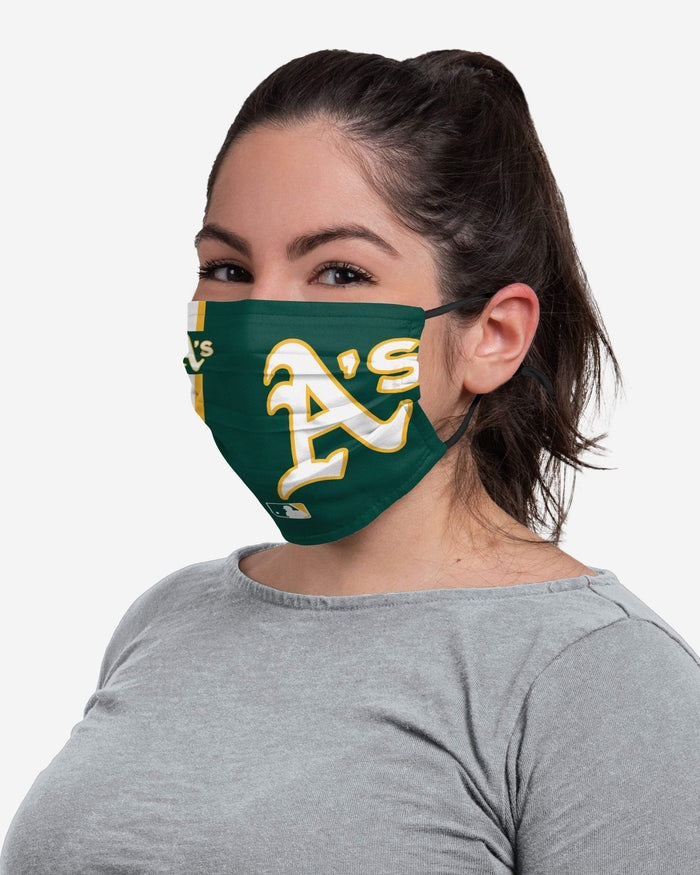 Oakland Athletics On-Field Adjustable Green Face Cover FOCO - FOCO.com