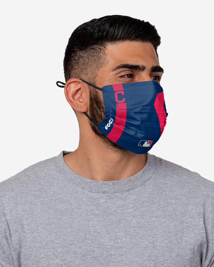 Cleveland Guardians On-Field Adjustable Navy Face Cover FOCO - FOCO.com
