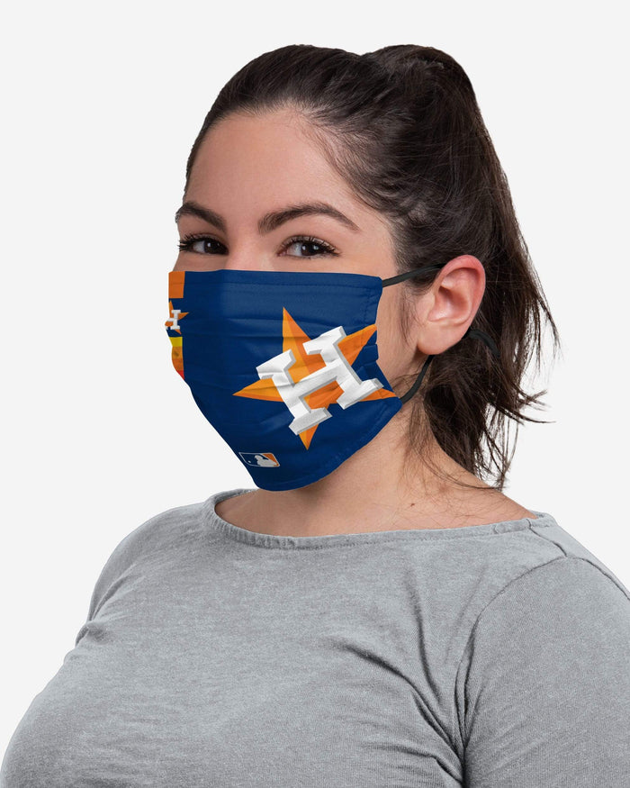 Houston Astros On-Field Adjustable Navy Face Cover FOCO - FOCO.com