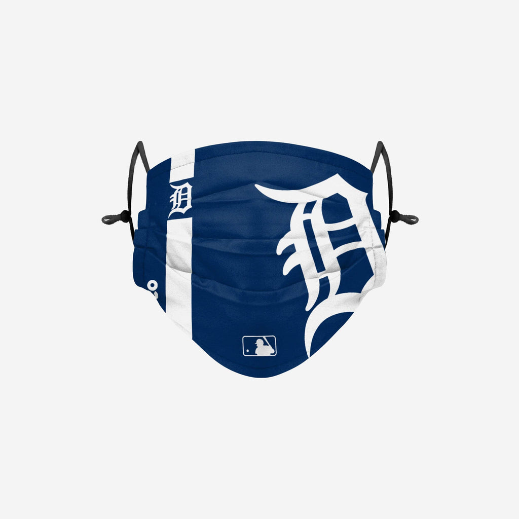 Detroit Tigers On-Field Adjustable Navy & White Face Cover FOCO - FOCO.com