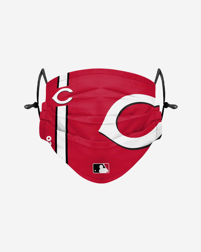 Cincinnati Reds On-Field Adjustable Red Face Cover FOCO - FOCO.com