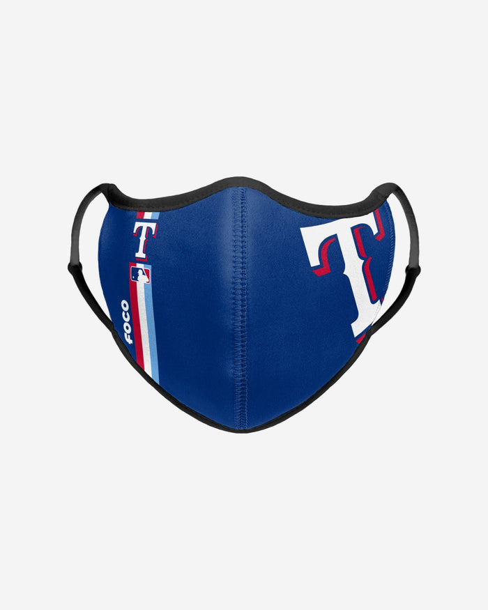 Texas Rangers On-Field Adjustable Dark Blue Sport Face Cover FOCO - FOCO.com