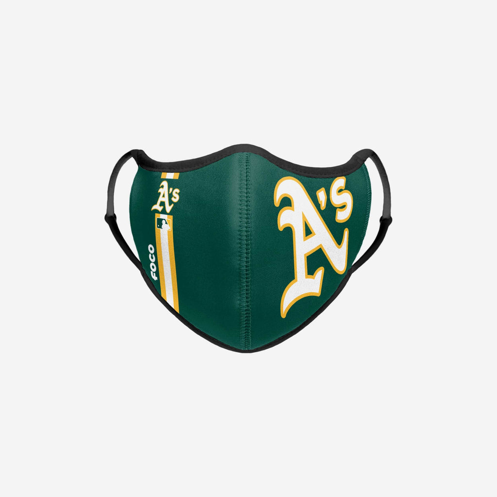 Oakland Athletics On-Field Adjustable Green Sport Face Cover FOCO - FOCO.com